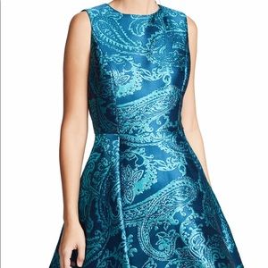 New Alice+Olivia Stasia Deep pleat party dress